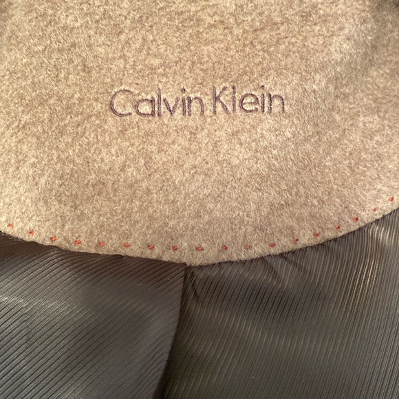 NWOT, Calvin Klein maxi coat, brown/taupe color,see measurements and photos - Picture 9 of 15